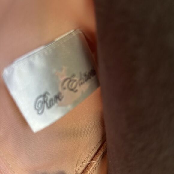 Pink Mauve Lace Trim Tieback Kids Dress Size 10 Easter Spring - Picture 3 of 8